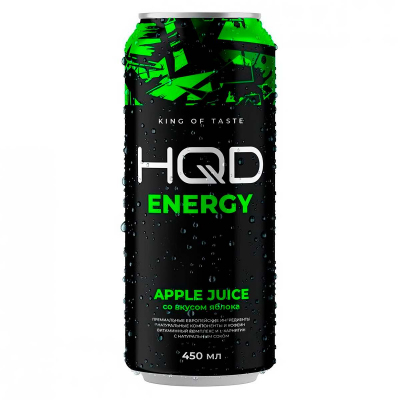 Напиток HQD Energy "Apple juice" 0.45л