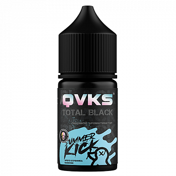 Купить Ароматизатор QVKS TOTAL BLACK KONSTRUKT "Арбуз Клубника Базилик" (на 30мл) Ароматизатор QVKS TOTAL BLACK KONSTRUKT "Арбуз Клубника Базилик" (на 30мл)